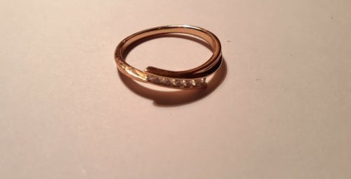 Antiallergén (gold filled) női gyűrű 21 